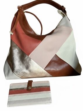 LikeNew RADLEY LONDON Leather Oxleas Large Hobo Bag, Companion Wallet, Dust Bags
